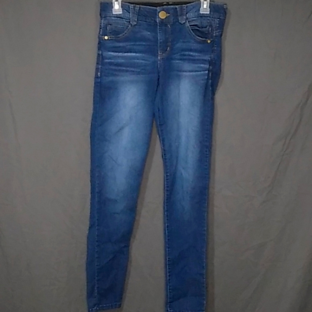 6 Democracy Blue Mid Rise Jean Jegging